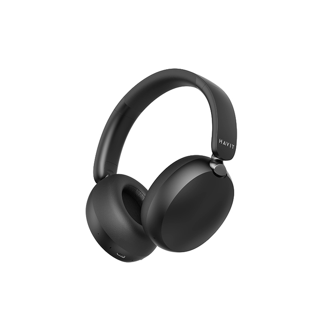 Havit H682BT Pro ANC Super Long Battery-life Wireless Over Ear Headset Audio  Folding Adjustable Wireless Gaming Headphone