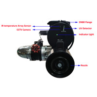 Système de surveillance d'eau pour sprinklers anti-incendie LinkZone AI, haute pression, en acier inoxydable, pour protection incendie automatique intégrée