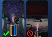 Diffuseur d'arômes intelligent pour voiture avec capteur de vibration, lumière LED réglable, démarrage/arrêt automatique, parfum de Cologne, alimentation USB, intérieur