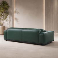 Ensemble de canapés modulaires modernes YUANCHANG en similicuir, garnissage en éponge, confort optimal, garantie 3 ans, pieds en fer pour salon