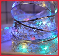Wasserdichte Mehrfarbige Plastik Silberne Glühwürmchen LED Mini Mikro Lichterkette Romantische Weihnachtsbaum-Dekoration