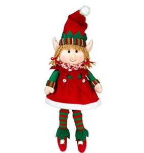 Poupée elfe de Noël 2024, jouet en peluche douce, décoration de Noël, boîtes de cadeaux pour enfants - Product Image 3