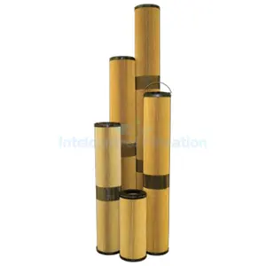 HSP Separator Cartridge HSP-30401 HSP-30405 HSP-30410 HSP-30425 HSP-44440 elemen penyaring kertas berlipat