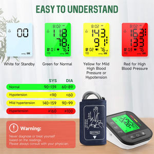 เครื่องวัดความดันโลหิตอัตโนมัติแบบแขน เครื่องวัดความดันโลหิตที่ต้นแขนสำหรับใช้ในบ้าน เครื่องวัดความดันโลหิตดิจิตอลอัจฉริยะเพื่อการดูแลสุขภาพ - Product Image 4