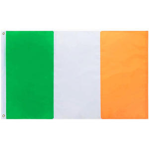 Venta al por mayor al aire libre 100% Oxford 3x5ft Stock impreso IRL Irlanda del <span class=keywords><strong>Norte</strong></span> naranja verde blanco bandera nacional irlandesa - Product Image 1