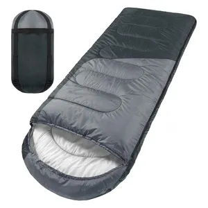 Saco de dormir ultra leve de algodão para acampamento ao ar livre, à prova d'água, para adultos, inverno, viagens, caminhadas, saco de dormir para uma única pessoa