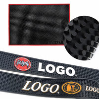 Tapis de bar antidérapant en PVC souple, personnalisable (logo, taille, couleur), pour barman, comptoir de cocktails, service de table, vin et bière