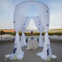 RK spécial tuyau et drapé réglable/mariage mandap tuyau et drapé/tuyau et drapé mandap rond pour mariage