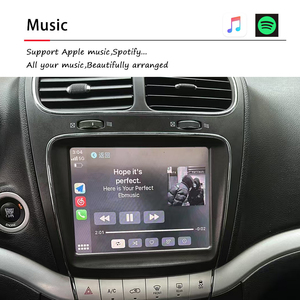Actualización de Estéreo Inalámbrico con Android Auto y CarPlay para Jeep Cherokee/Grand Cherokee/Compass Modelo 8.4 <span class=keywords><strong>Uconnect</strong></span> Sin CarPlay de Fábrica - Product Image 4