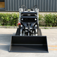 Mini-chargeuse compacte PL-430 avec moteur diesel Kubota/Perkins, capacité nominale de 430 kg, chargeuse utilitaire compacte pour la construction