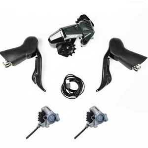 Groupe <span class=keywords><strong>de</strong></span> transmission Wheeltop GEX pour vélo <span class=keywords><strong>de</strong></span> gravier 1x12 vitesses avec dérailleur arrière, levier <span class=keywords><strong>de</strong></span> commande double et étrier <span class=keywords><strong>de</strong></span> frein 7800 - Product Image 2