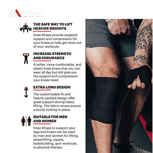 Rodilleras para levantamiento de pesas, culturismo, rodilleras para entrenamiento cruzado, rodilleras para hombres y mujeres - Product Image 2