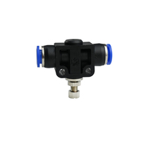 Vanne de régulation de débit à enfoncement SA pour tube PU/PA/PE de 4/6/8/10/12 mm, laiton PP, écologique, durable, régulateur de vitesse unidirectionnel