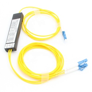 Acoplador de fibra óptica FBT, multimodo de fábrica 1x2 LC UPC SM 9/125um - Product Image 4