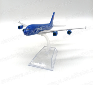 Usine directement 16CM alliage A380 modèle d'avion 1:400 moulé sous pression Pepsi vente chaude avion pour la collecte cadeau personnalisable - Product Image 3