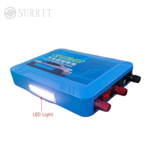 Arrancador de Coches Portátil 12V 24V 1000mAh de Litio Hierro Recargable USB DC con Luz LED, Cargador Portátil de 100 Ciclos, Azul - Product Image 2