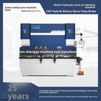Presse plieuse CNC ZYB-100T3200 électro-hydraulique pour le pliage des métaux 3200 mm, livraison directe d'usine