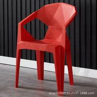 Chaise de salle à manger en plastique de qualité commerciale, durable, empilable, en PP, pour bistrot, fast-food, aire de restauration