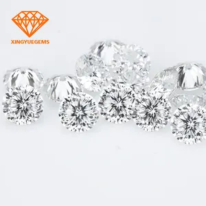 Xingyue Round Brilliant Gems Stone Loose Fancy Cut Diamonds Moissanites Plum blossom Cut D White Moissanite Gemstones