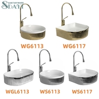 SDAYI LUXE salle de bain siphonique une pièce fille chinoise wc couleur or argent toilette suspendue à vendre