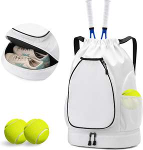 Mochila de bádminton con logotipo personalizado, bolsa de tenis, bolsa de lucha libre con compartimento para zapatos, impermeable, deportes, Pickleball, paletas, bolsas para raquetas - Product Image 1