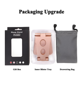 Anpassbarer, faltbarer Aluminium-Handyhalter mit Doppelklappmechanismus, Desktop-Handy- und <span class=keywords><strong>Tablet</strong></span>-Halterung für Büro und Zuhause - Product Image 4