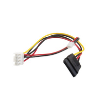 Câble d'alimentation SATA pour enregistreur vidéo Hikvision 4 broches vers adaptateur secteur disque dur SATA HDD 2PIN vers SATA 15PIN