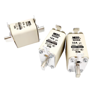 ฟิวส์เซรามิกแบบความร้อนคุณภาพสูง 63A 80A 100A 160A 690V 63NH00B-690 100NH00B-690 160NH00B-690 <span class=keywords><strong>NH</strong></span> FUSE - Product Image 5