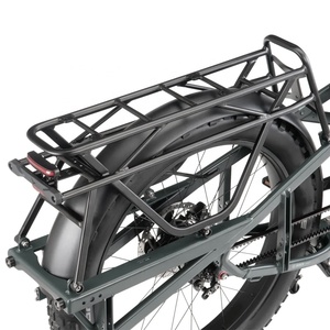 Nouveau Vélo <span class=keywords><strong>Cargo</strong></span> 2025 – Porte-charge Électrique, Vitesse 32 km/h, Pneus 27,5'' x 4'', Cadre 6061-AL, Boîtier de Direction FSA 1,5'' - Product Image 3