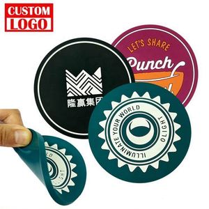 Eco-Friendly Promotional Popular <b>Silicone</b> <b>Rubber</b> Coasters 3mm Thick Round >600mm Diameter for Drinks - Product Image 1