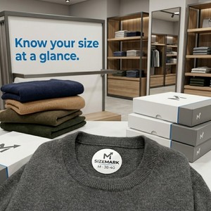Etiquetas Redondas Removibles para Identificación de Tallas, para Ropa, Venta al por Menor y Gestión de Inventario de Moda, Etiquetas Personalizadas sin Residuos - Product Image 5