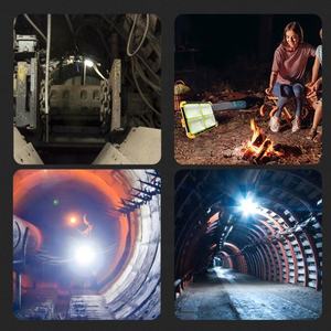 Shingel şarj edilebilir lamba 200W 1000W uzun ömürlü 6000mA pil kapasitesi taşınabilir el güneş LED projektör acil ışık - Product Image 6