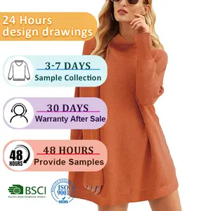 Spring and Autumn Women's Loose Homewear Cotton Yarn Wool Women's Knitted Pullover Women's Sweater