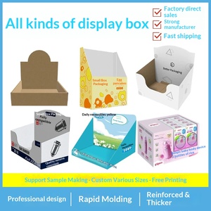 Custom Cosmetic & Snack PDQ <b>Paper</b> Display <b>Boxes</b> for Retail Counters Supermarket Promotions - Product Image 4