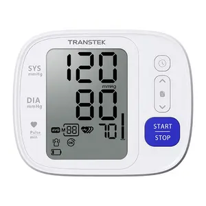TRANSTEK monitor tekanan darah digital, monitor tekanan darah siaran suara ditingkatkan dengan fungsi pengukuran deflasi baru