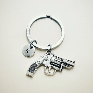 Trung Quốc Nhà máy trực tiếp bán Mini Gun Keychain kim loại bán buôn quà tặng trang trí tùy chỉnh Rhinestone long lanh 3D kim loại Pistol Keychain - Product Image 2