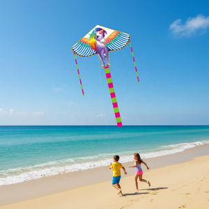 Nouvelle Grande Cerise en Plumes <span class=keywords><strong>Licorne</strong></span> 2026 avec Ligne Spéciale Facile à Piloter en Brise Légère en Nylon - Product Image 3