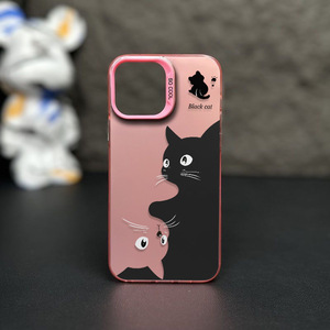 เคสมือถือ PC มีสไตล์สำหรับ <span class=keywords><strong>iPhone</strong></span> 7 8 SE <span class=keywords><strong>2020</strong></span> XS XR 12 13 11 14 15 16 PRO MAX เคสโทรศัพท์ออกแบบธีมแมวการ์ตูนน่ารัก - Product Image 6