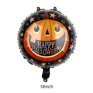 Nouveau <span class=keywords><strong>18</strong></span> <span class=keywords><strong>pouces</strong></span> Halloween boule en aluminium film ballon citrouille fantôme crâne blague fête décoration - Product Image 4