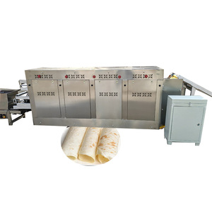 Máquina para hacer pan de pita plana, máquina para hacer Chapati, línea de producción de pan de pita árabe con horno de doble capa - Product Image 6