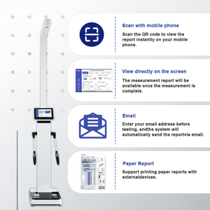INBCA Digital Fitness Scale Coin Acceptor Human <strong>Weight</strong> Height Measuring Device 10.1INCH Display OEM/ODM Customizable - Product Image 5