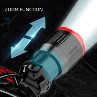 Wason Hot Sale 10W Weißer Laser Langstrecken-wiederauf ladbarer Zoom-LED-Scheinwerfer Leistungs stärkster Gesten erkennungs scheinwerfer