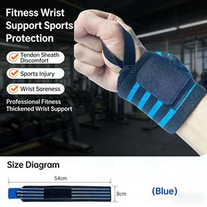 SENX SW003 Muñequeras de Algodón Grueso de Alta Calidad Hechas a Medida, Transpirables, Impermeables, Antideslizantes, Resistentes <span class=keywords><strong>para</strong></span> Gimnasio y Entrenamiento - Product Image 3