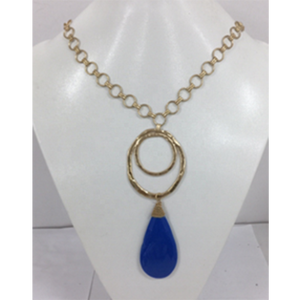 Fabuloso conjunto de Collar chapado en plata y oro con cristal y diamantes de imitación con perla para disfraces de fiesta - Product Image 1