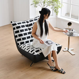 Sillón Reclinable Giratorio Minimalista Italiano para Sala de Estar, Silla de Alta Gama para Descanso, Cómoda para Estar Sentado por Largos Periodos - Product Image 4