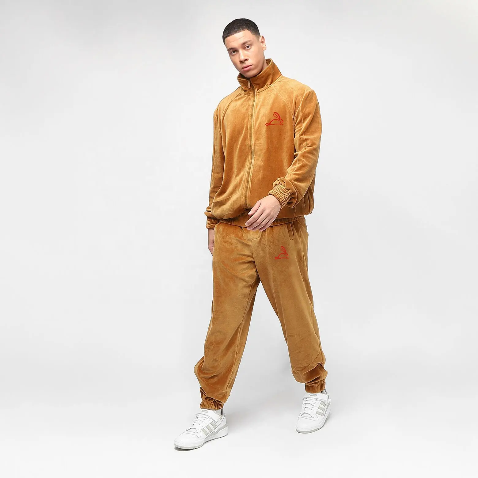 OEM all'ingrosso blank mens sweatsuit unisex set tute in velluto personalizzate 2 pezzi jogger set abbigliamento sportivo tuta da uomo