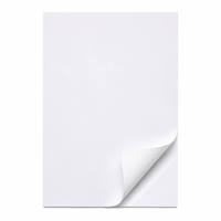 Feuilles d'étiquettes autocollantes A4 Antac, papier mat pour écriture, 80 g/m², sans bois, blanc, pour impression laser et jet d'encre, en vrac