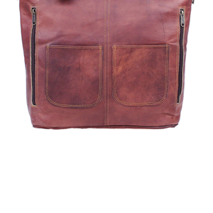Bolso de Doble Correa para Mujer, Estilo Único, Material PU de Primera Calidad, Impermeable, Ligero, Gran Capacidad, Color Sólido - Product Image 5