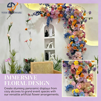 Herfstkleuren Kunstbloemen Zijden Esdoornblad voor Herfstseizoen Thanksgiving Decoratie