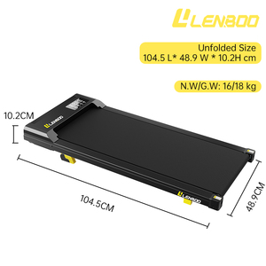 Mini <span class=keywords><strong>cinta</strong></span> de <span class=keywords><strong>correr</strong></span> eléctrica portátil para caminar con pantalla LED Control remoto Inclinación Manual para uso en el hogar y la Oficina Escritorio Fitness - Product Image 3